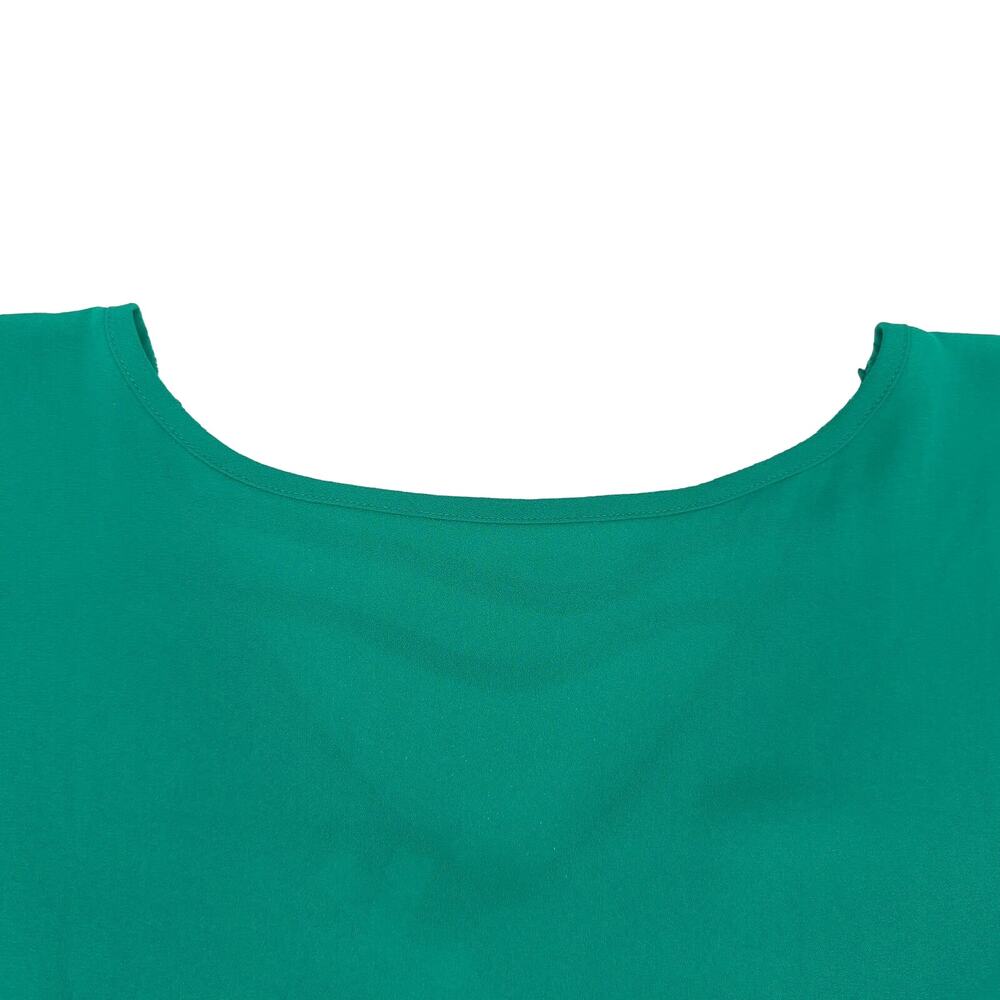 EUC Maurices Green Blouse Woman S Layered Sleeve - Picture 4 of 5